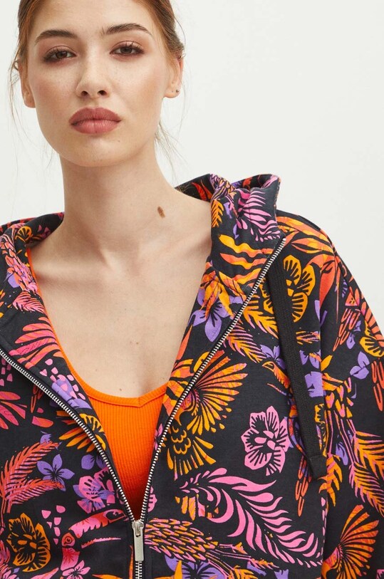 Bluza damska z kapturem wzorzysta kolor multicolor RS24.BLD090 multicolor RS24