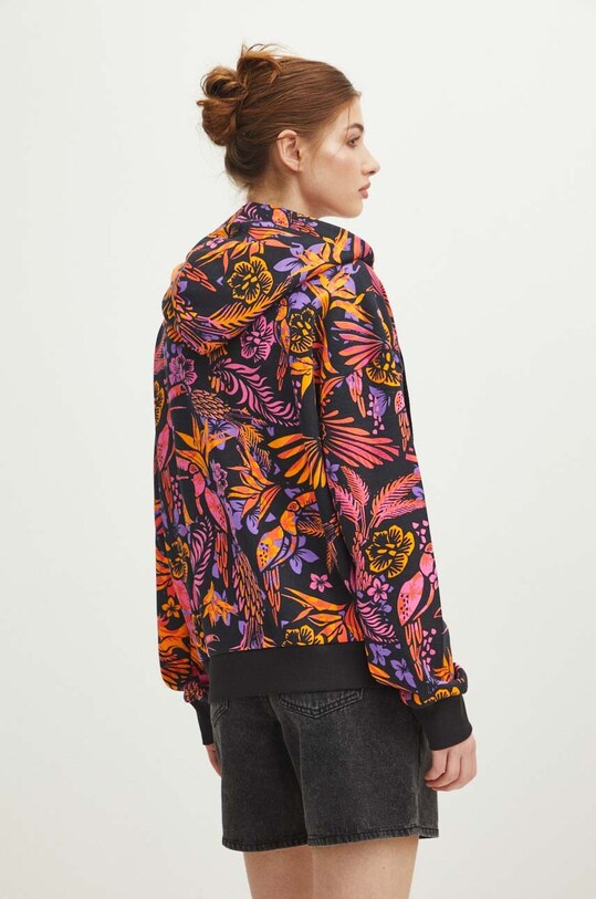 Odzież Bluza damska z kapturem wzorzysta kolor multicolor RS24.BLD090 multicolor