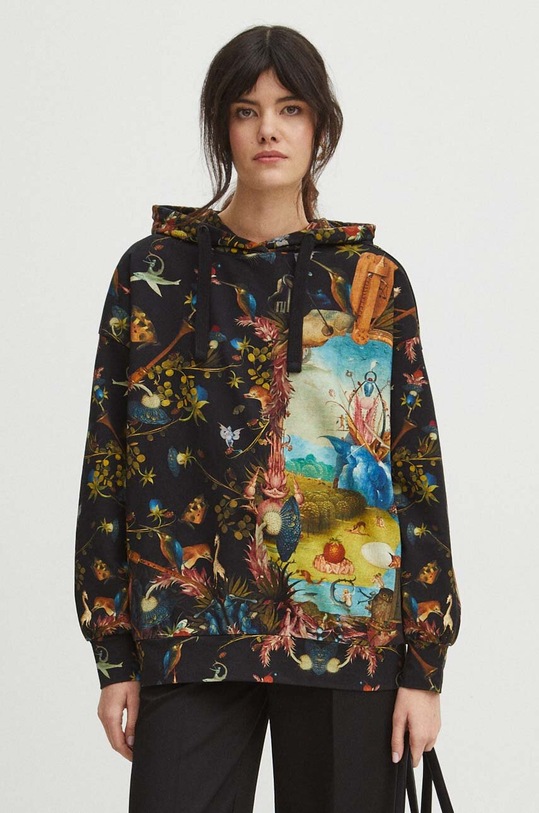 Bluza damska z kolekcji Eviva L'arte kolor czarny RS24.BLD254 czarny RS24