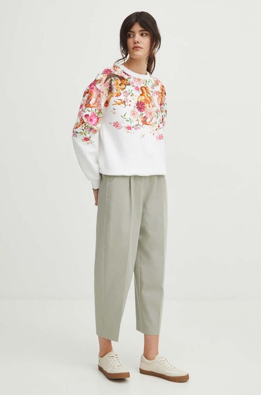 Odzież Bluza damska z kolekcji Eviva L'arte kolor biały RS24.BLD256 biały