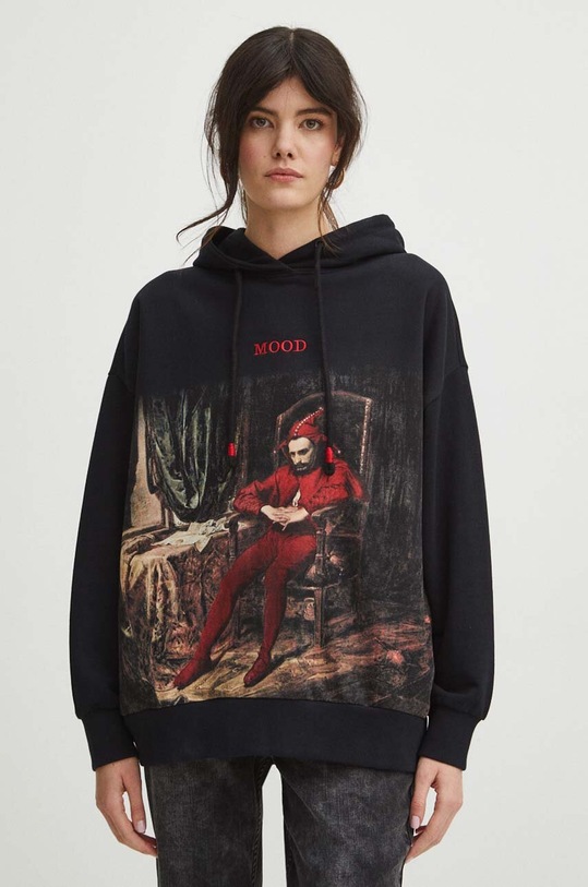 Mikina dámská z kolekce Eviva L'arte černá barva RS24.BLD257 černá RS24