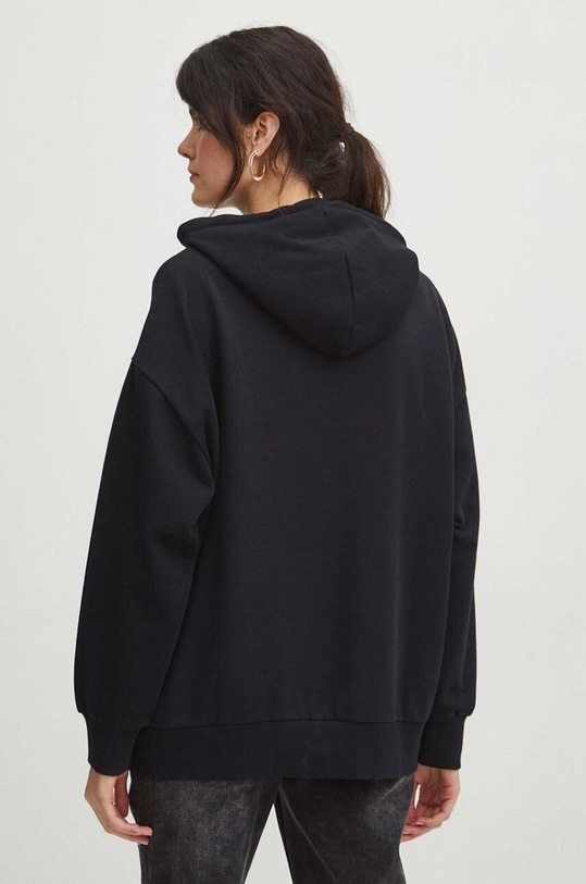 Mikina dámská z kolekce Eviva L'arte černá barva černá RS24.BLD257