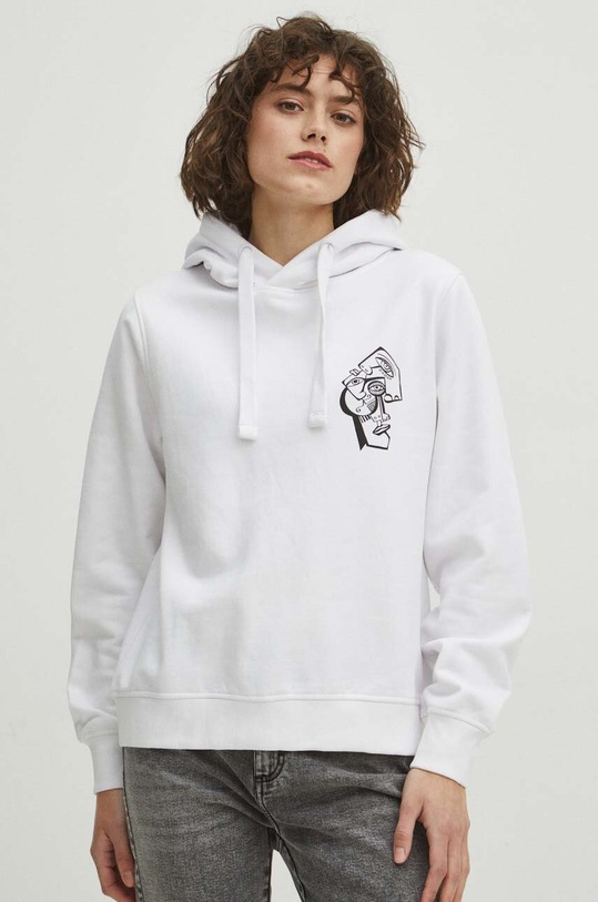 Bluza damska by Kasia Wysocka – TerraKata, Grafika Polska kolor biały RS24.BLD450 biały RS24