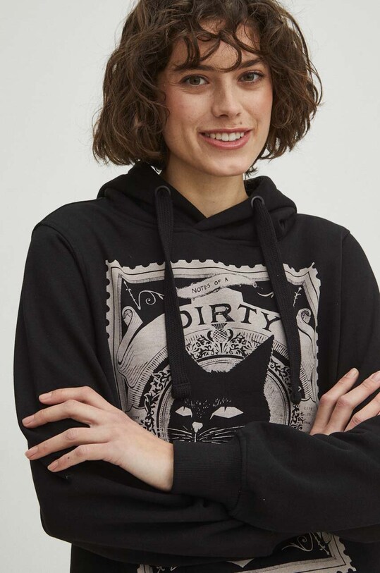 Bluza damska by Zuzanna Kierenkiewicz „zzzuzzzz”, Grafika Polska kolor czarny RS24.BLD450 czarny