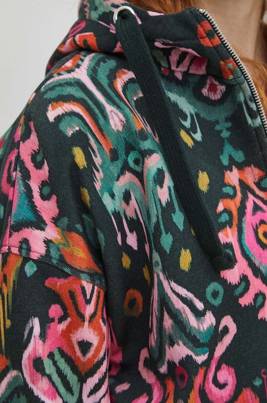 Mikina dámska zelená farba RS24.BLD501