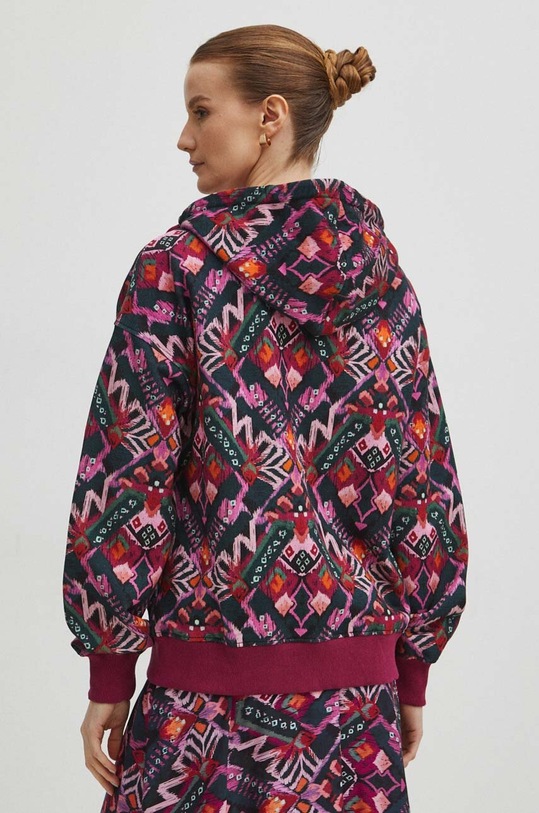 Odzież Bluza damska wzorzysta kolor multicolor RS24.BLD501 multicolor