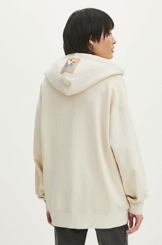Oblečenie Mikina dámska z kolekcie Jerzy Nowosielski x Medicine béžová farba RS24.BLD651 béžová
