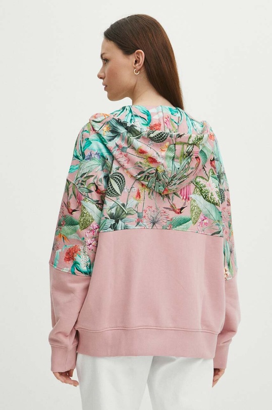 Oblečenie Mikina dámska ružová farba RS24.BLD700 ružová