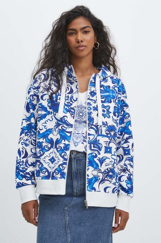 Mikina dámská s elastanem modrá RS24.BLD801