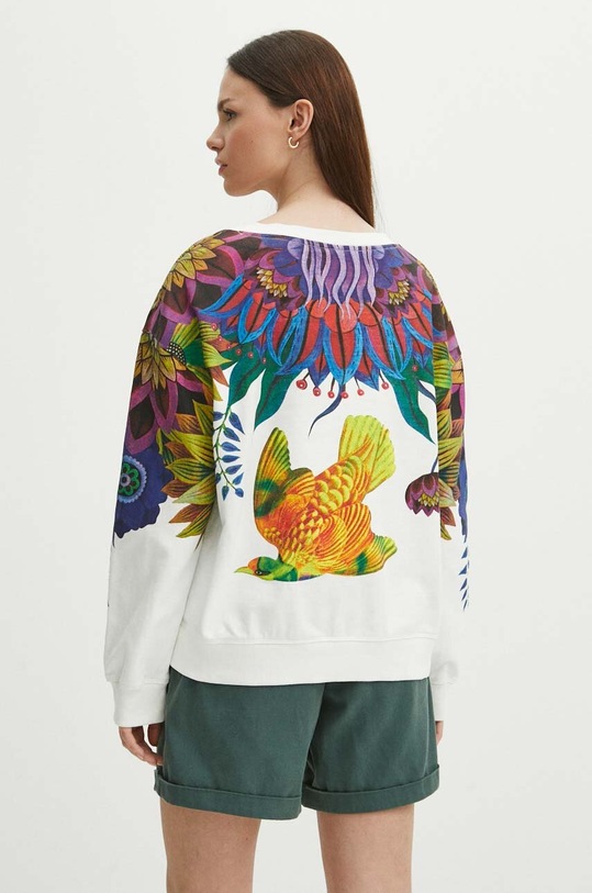 Mikina dámská z kolekce Jane Tattersfield x Medicine béžová barva béžová RS24.BLD852