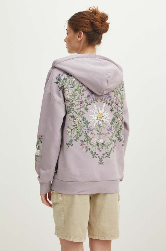 Mikina dámská z kolekce Tatra National Park x Medicine fialová barva fialová RS24.BLDA50
