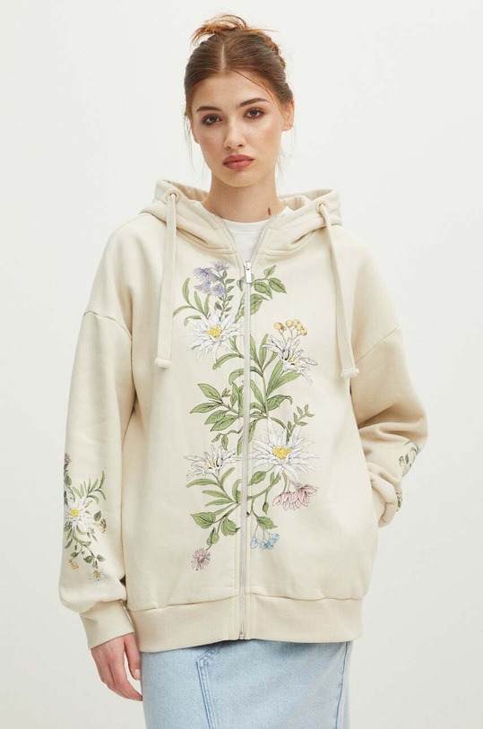 Mikina dámská z kolekce Tatra National Park x Medicine béžová barva RS24.BLDA50 béžová RS24