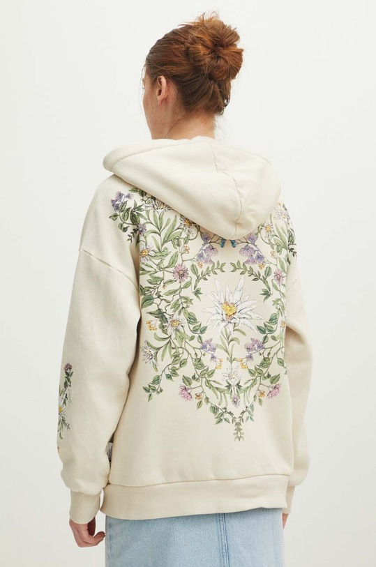 Mikina dámská z kolekce Tatra National Park x Medicine béžová barva béžová RS24.BLDA50