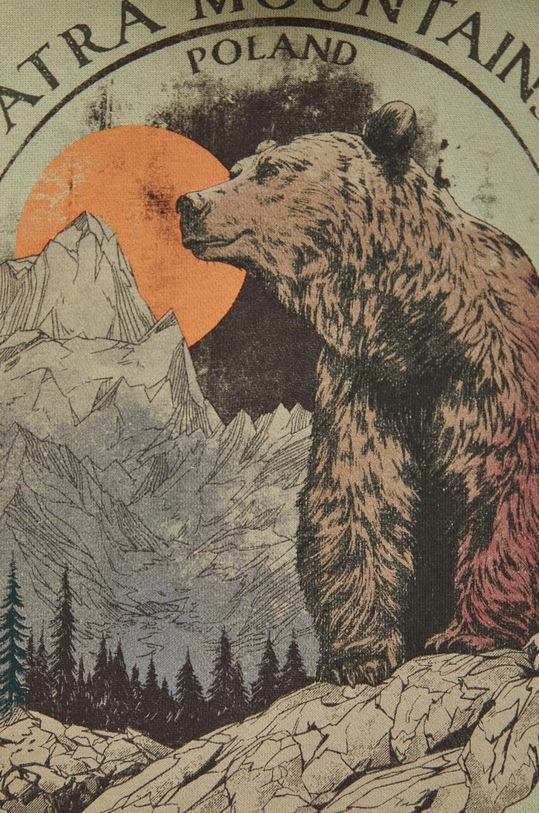 Bluza damska z kolekcji Tatrzański Park Narodowy x Medicine kolor zielony RS24.BLDA53