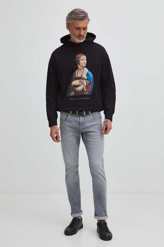 Odzież Bluza męska z kolekcji Eviva L'arte kolor czarny RS24.BLM251 czarny