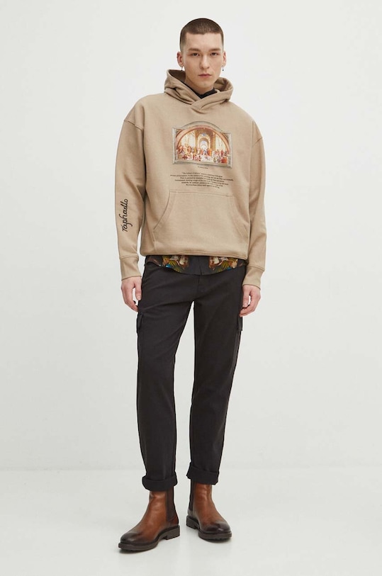 Mikina pánska z kolekcie Eviva L'arte béžová farba RS24.BLM252 béžová RS24