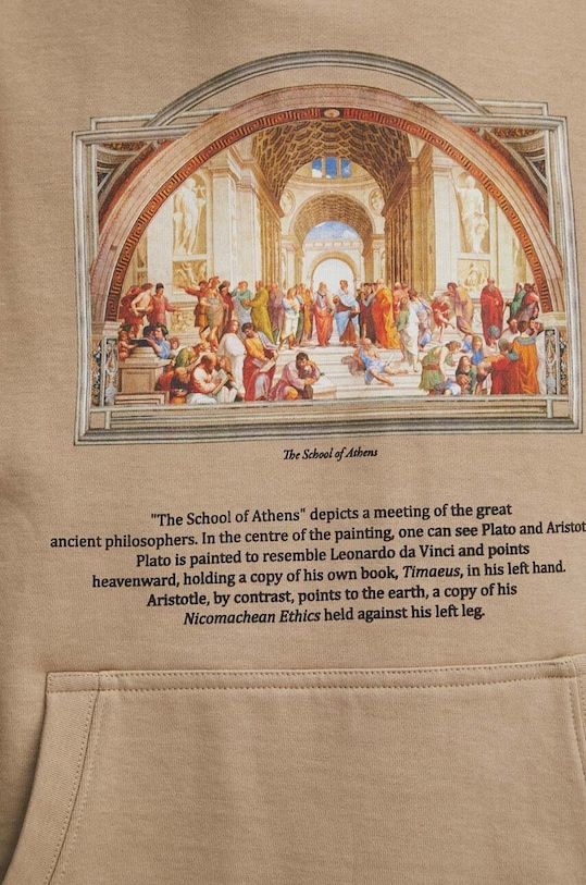 Mikina pánska z kolekcie Eviva L'arte béžová farba RS24.BLM252