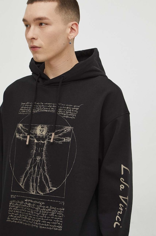 Bluza męska z kolekcji Eviva L'arte kolor czarny RS24.BLM253 czarny