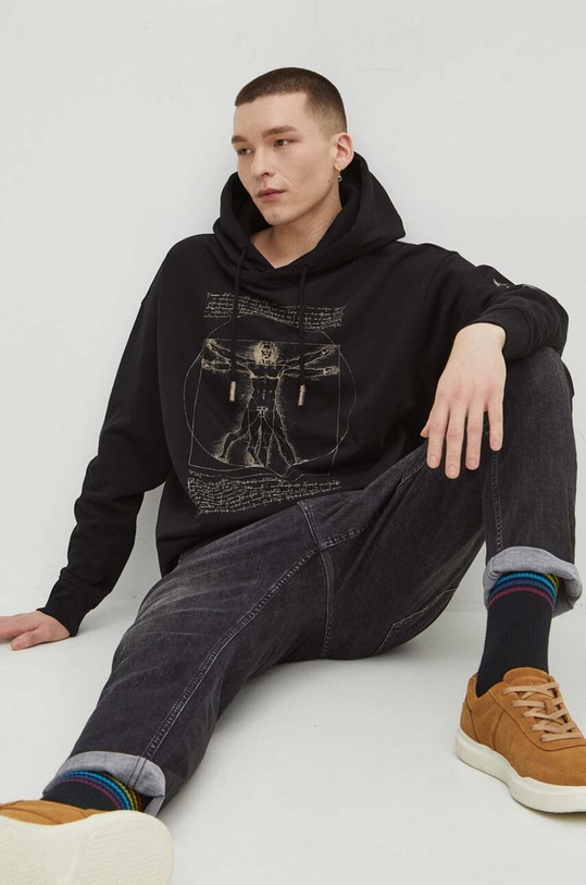 Bluza męska z kolekcji Eviva L'arte kolor czarny RS24.BLM253