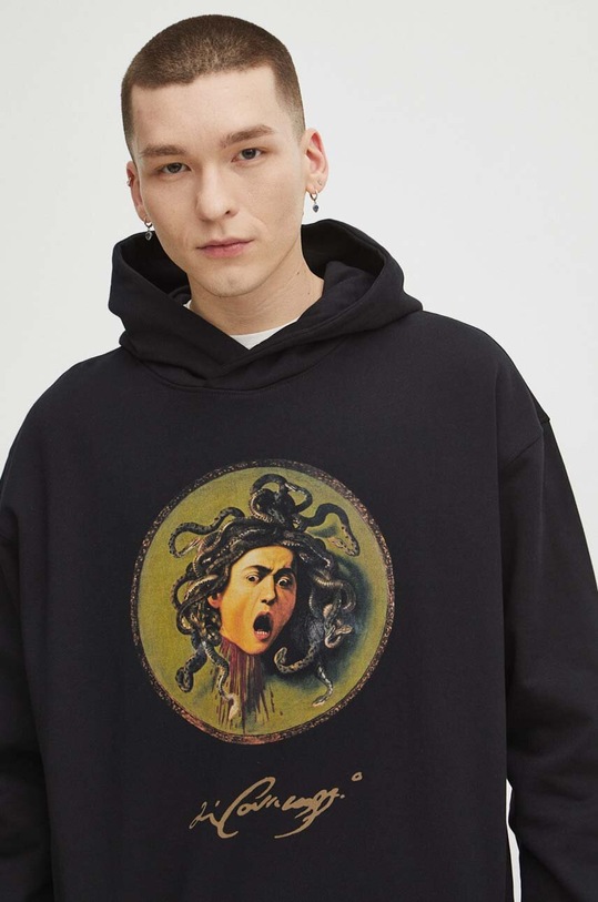 Bluza męska z kolekcji Eviva L'arte kolor czarny RS24.BLM257 czarny