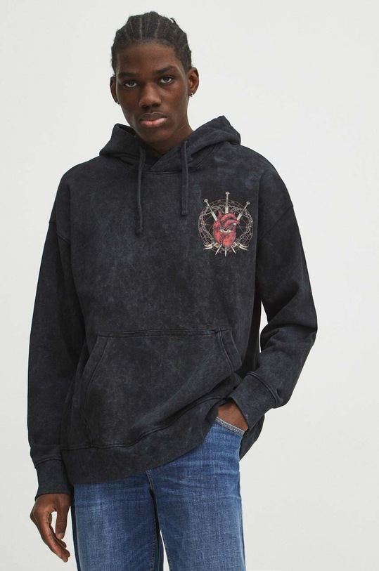 Odzież Bluza męska z kolekcji Love Alchemy kolor czarny RS24.BLM270 czarny
