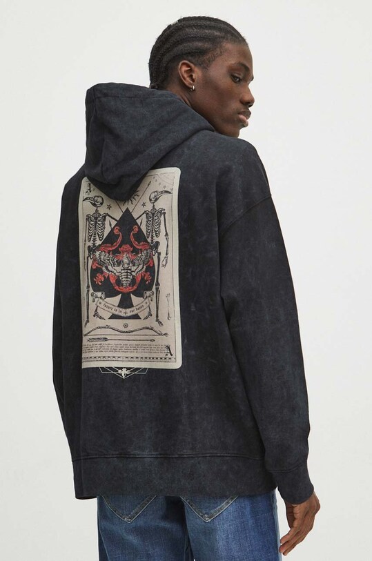 Bluza męska z kolekcji Love Alchemy kolor czarny czarny RS24.BLM270