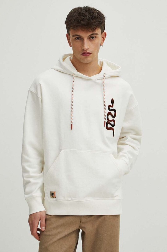 Mikina pánská z kolekce Graphics Series béžová barva RS24.BLM450 béžová RS24