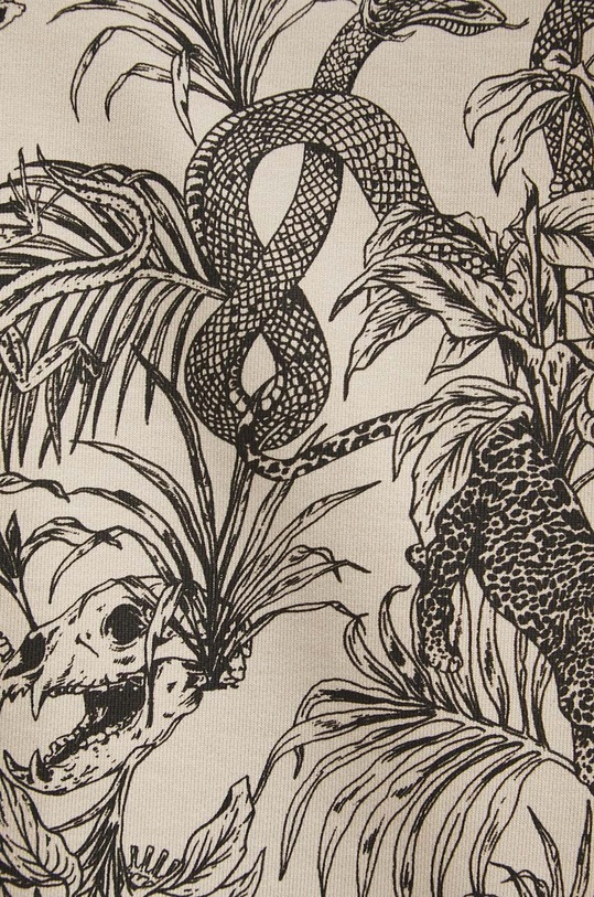 Bluza bawełniana męska wzorzysta kolor beżowy beżowy RS24.BLM720