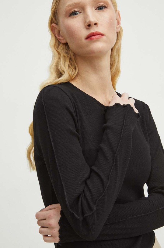 Medicine hosszú ujjú elasztánnal fekete RS24.BUD012