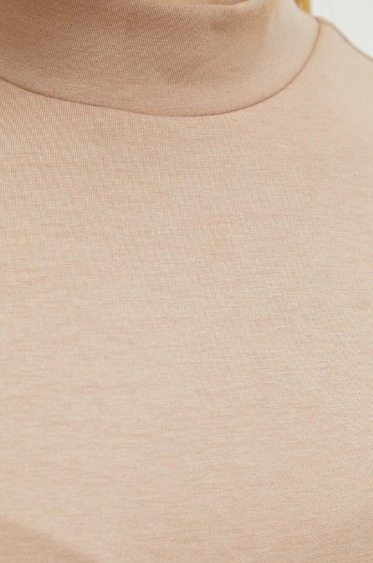 Longsleeve damski gładki kolor beżowy RS24.BUD100 beżowy