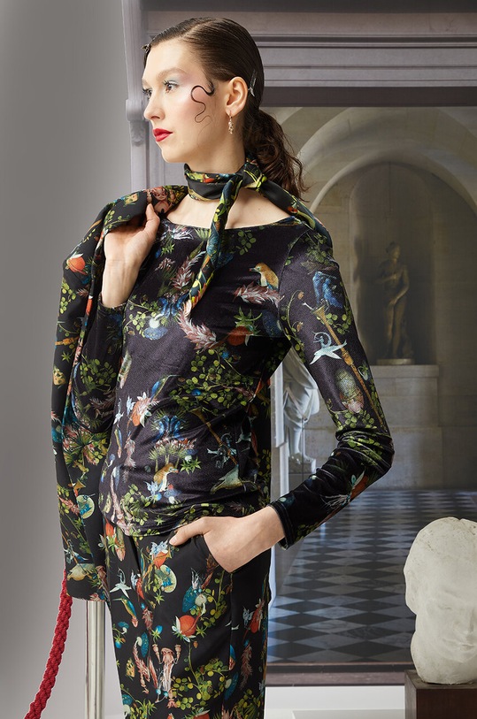 Medicine longsleeve wzorzyste czarny RS24.BUD252