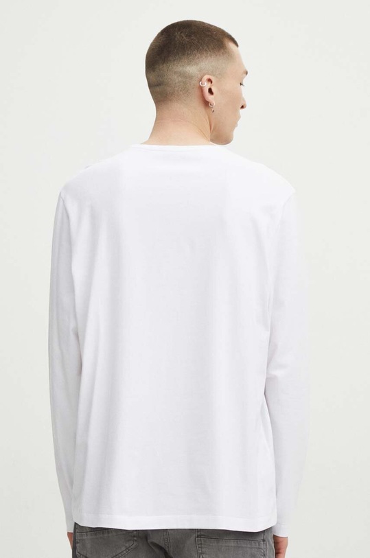 Odzież Medicine longsleeve bawełniany RS24.BUM010 biały