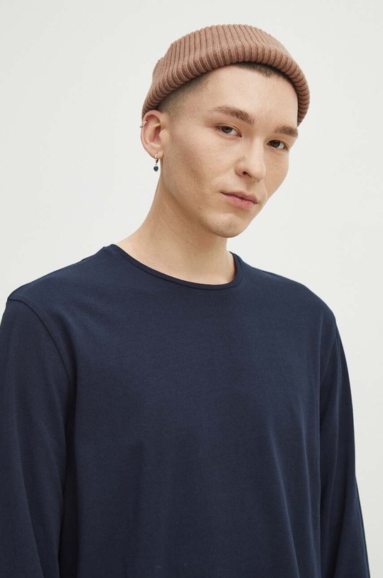 Medicine longsleeve bawełniany granatowy RS24.BUM010
