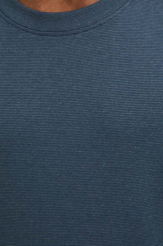 Tričko s dlhým rukávom pánske tmavomodrá farba RS24.BUM031