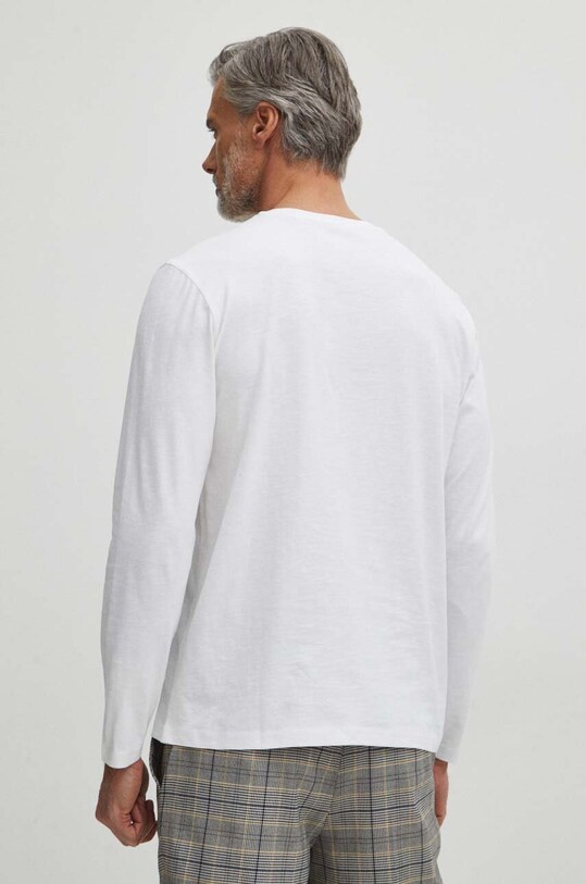 Дрехи Памучна блуза с дълги ръкави Medicine RS24.BUM050 бял