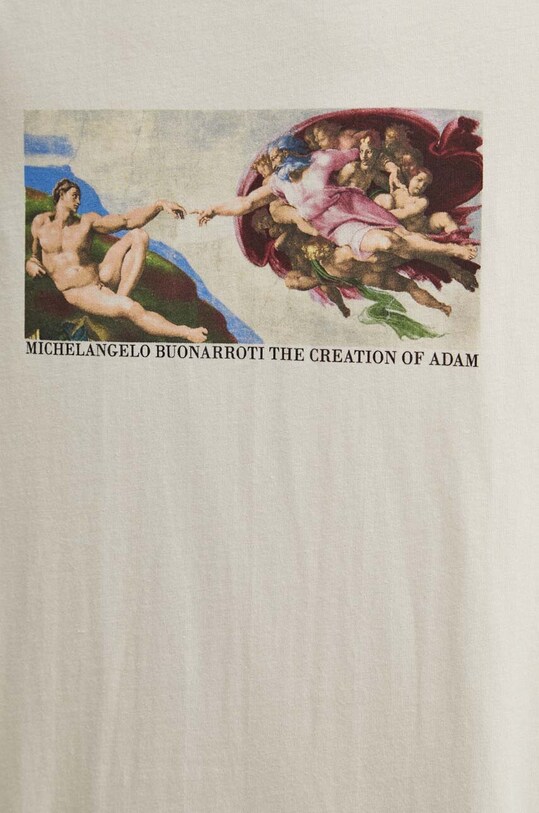Longsleeve męski z kolekcji Eviva L'arte kolor beżowy RS24.BUM252