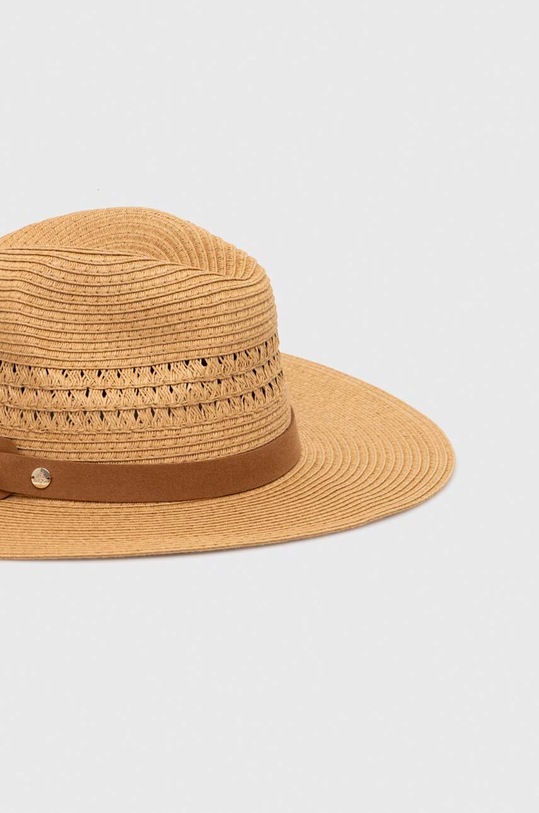 Doplňky Klobouk dámský pletený béžová barva RS24.CAD721 béžová