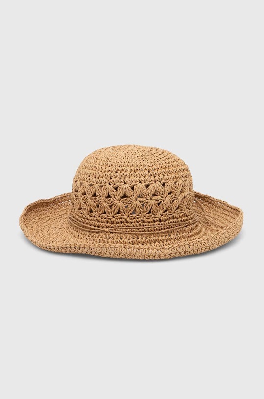 Klobúk dámsky béžová farba ostatné béžová RS24.CAD903