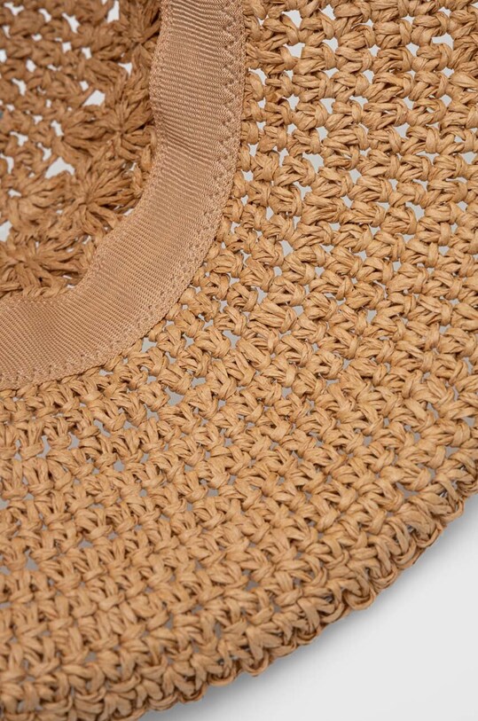 Klobúk dámsky béžová farba béžová RS24.CAD903