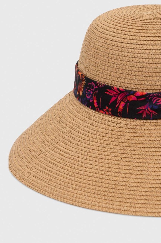 Klobúk dámsky béžová farba béžová RS24.CAD906