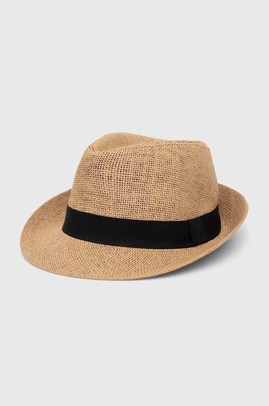 Klobúk pánsky béžová farba ostatné béžová RS24.CAM702