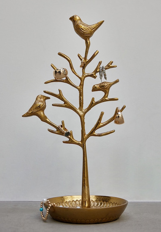 Stojan na šperky - strom žlutá barva žlutá RS24.DEU503