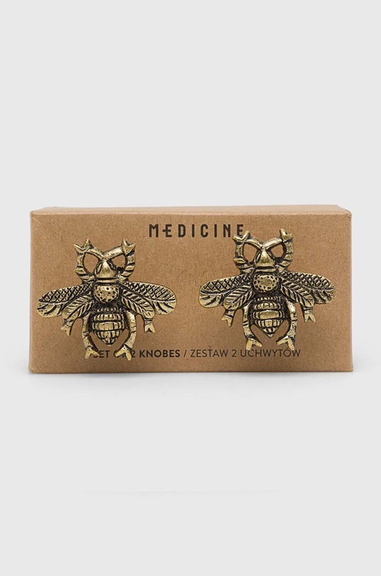 Dnevni boravak i spavaća soba Ručkica za namještaj Medicine 2-pack RS24.DEU715 zlatna