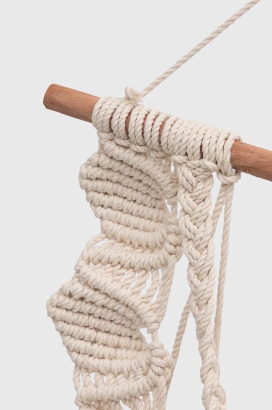 Makrama bawełniana handmade kolor beżowy RS24.DEU902 beżowy RS24