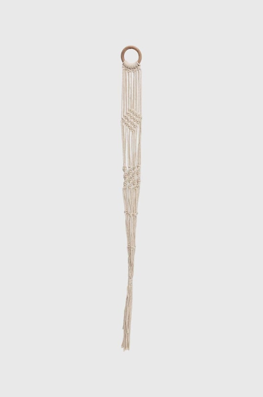 Makramé - bavlnený kvetináč handmade béžová farba RS24.DEU904 béžová RS24