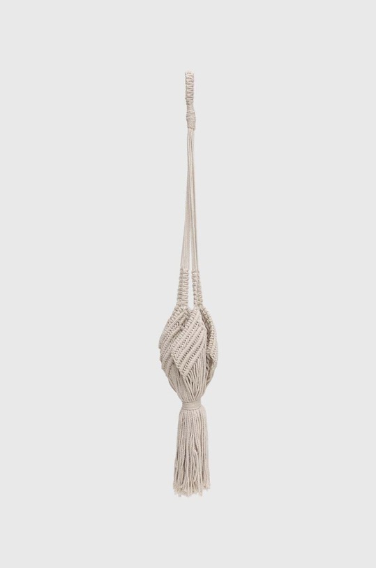 Makrama - kwietnik bawełniany handmade kolor beżowy beżowy RS24.DEU908