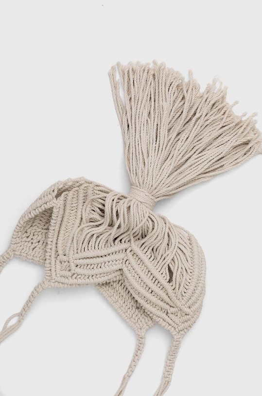 Makrama - kwietnik bawełniany handmade kolor beżowy RS24.DEU908 beżowy RS24