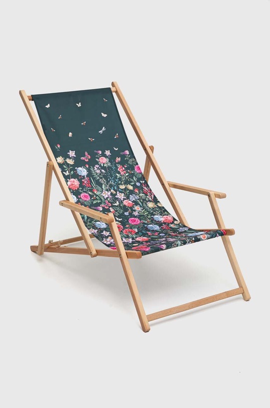 Leżak z podłokietnikami w kwiatowy wzór kolor multicolor RS24.GAU500 multicolor RS24