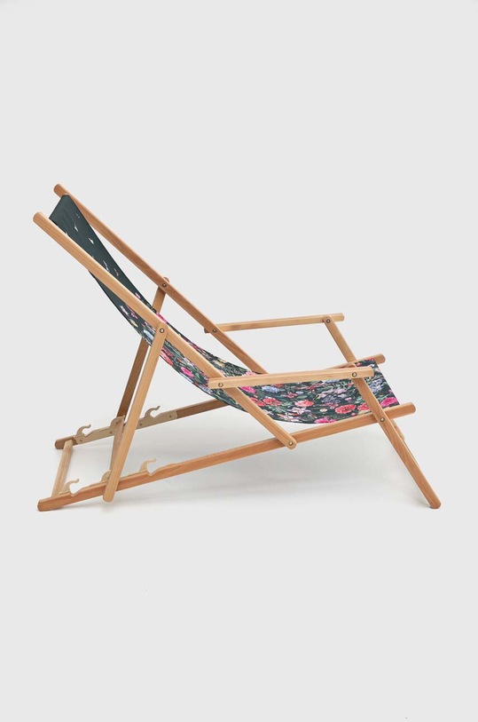 Leżak z podłokietnikami w kwiatowy wzór kolor multicolor multicolor RS24.GAU500