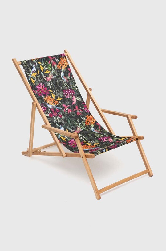 Leżak z podłokietnikami z motywem roślinnym i zwierzęcym kolor multicolor RS24.GAU603 multicolor RS24